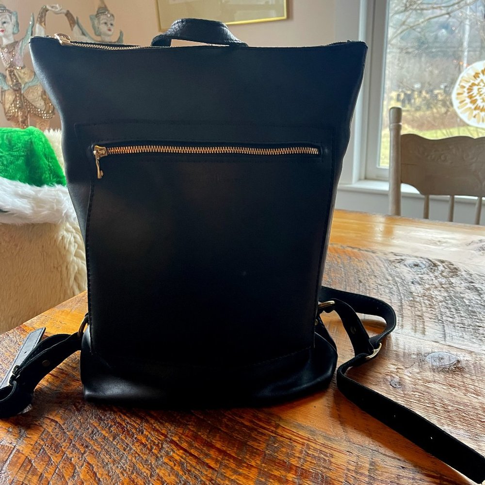 Portland Leather Laptop Backpack
